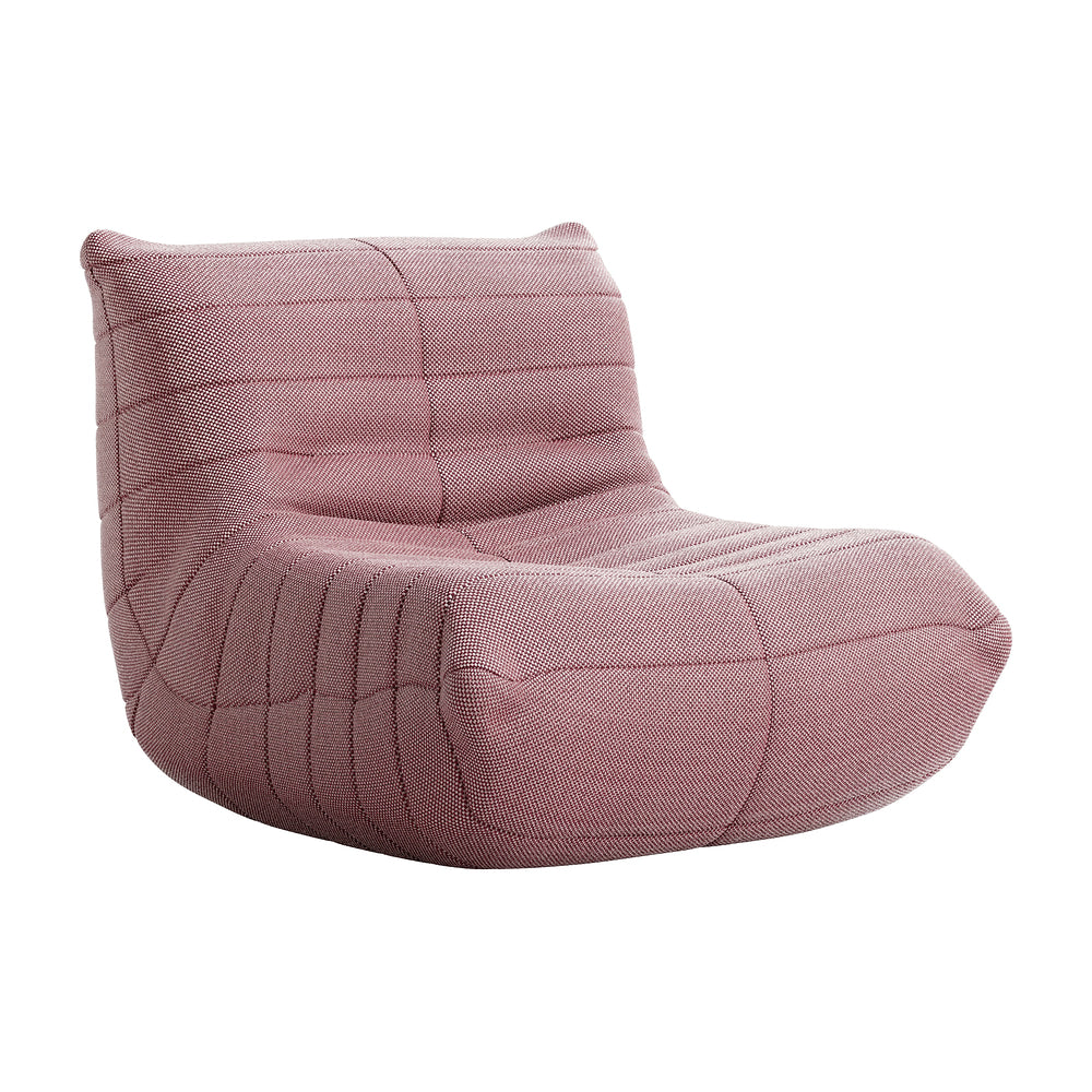 Sillón de Terraza para Áreas de Estar - ZUO MONTEREY - Varios Colores - Asiento y Respaldo Tapizados con Tela para Exterior - Rojo