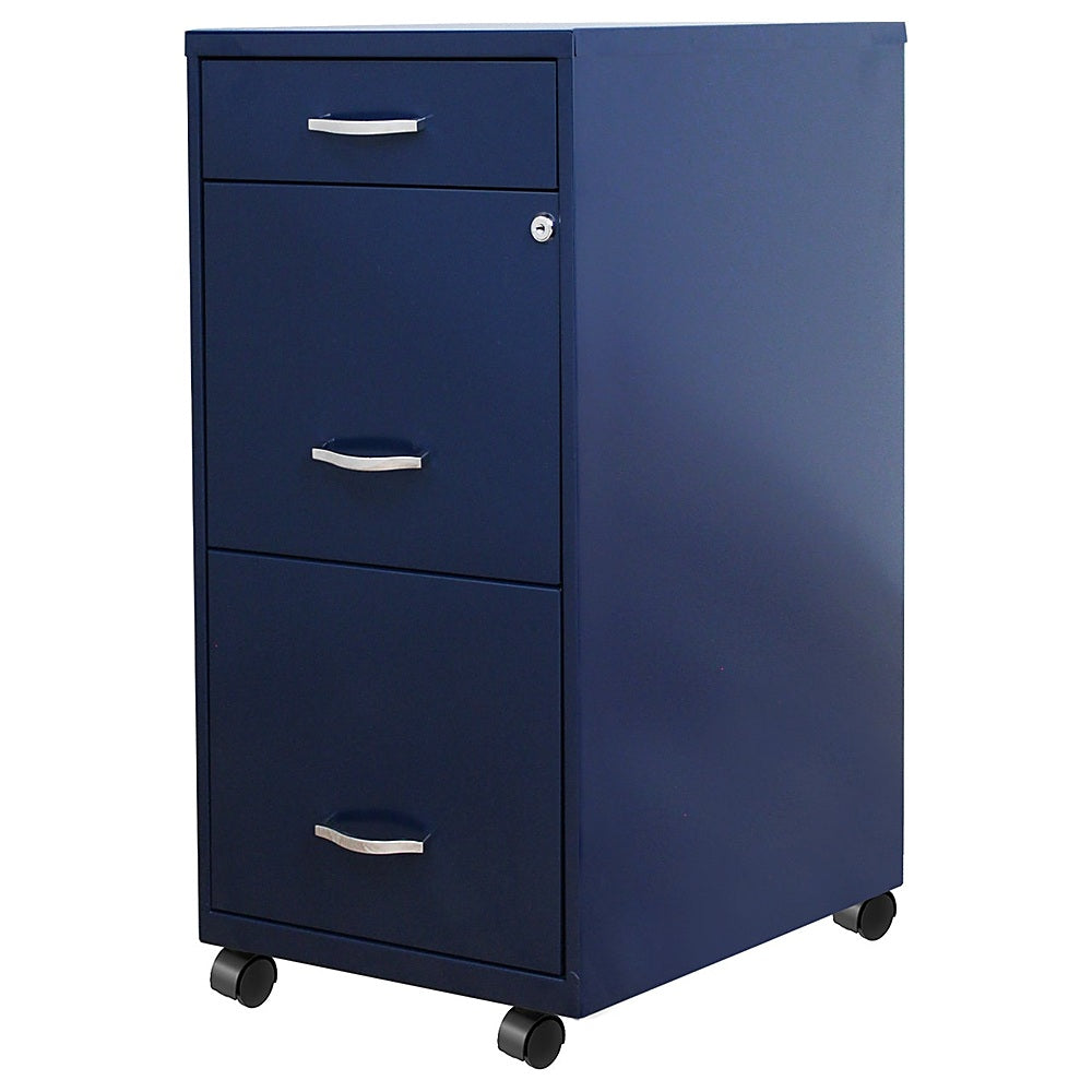 Archivero para Oficina Organizador - KINGSTRONG 2+1 24420 ACCE0304146 - Azul - Estructura Metálica