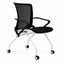 Silla de Oficina de Visita - VERSA ALTUS - Estructura Aluminio - Asiento Abatible y Respaldo Reclinable en Malla