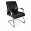 Silla de Oficina de Visita Respaldo Medio - VERSA ALTUS AVANTI VISITANTE - Estructura Aluminio - Asiento y Respaldo Tapizado en Piel Espuma Pu