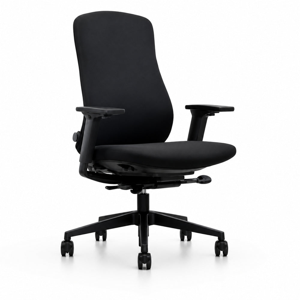 Silla de Oficina Ejecutiva Ejecutivo Respaldo Alto - VERSA ALTUS SOHO - Estructura Aluminio - Asiento Tapizado en Tela Bondeada