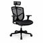 Silla de Oficina Ejecutiva Ejecutivo Respaldo Alto con Cabecera Ajustable - VERSA ALTUS MIURA - Estructura Aluminio - Soporte Lumbar Tipo Perchero en Malla