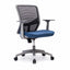 Silla de Oficina Ejecutiva - VERSA ALTUS PRATA - Estructura Aluminio - Asiento Tapizado en Tela con Costura y Respaldo