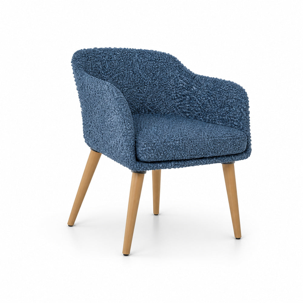 Sillón Ocasional de Recepción de Una Plaza TULIP de VERSA OFFSET, vista de tres cuartos sobre fondo blanco