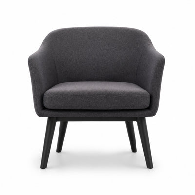 Sillón Ocasional de Recepción de Una Plaza TULIP de VERSA OFFSET, vista de tres cuartos sobre fondo blanco