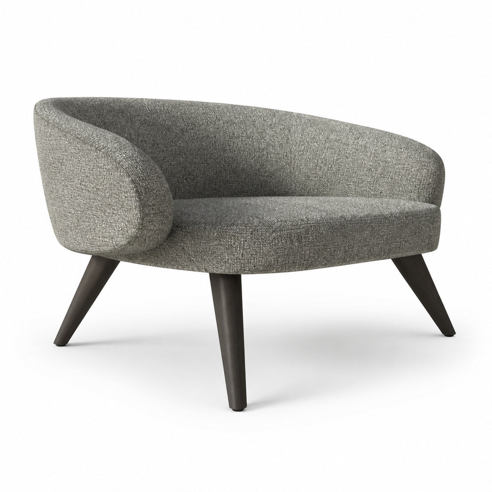 Sillón Ocasional Lounge para Recepción COZY de VERSA OFFSET, vista de tres cuartos sobre fondo blanco