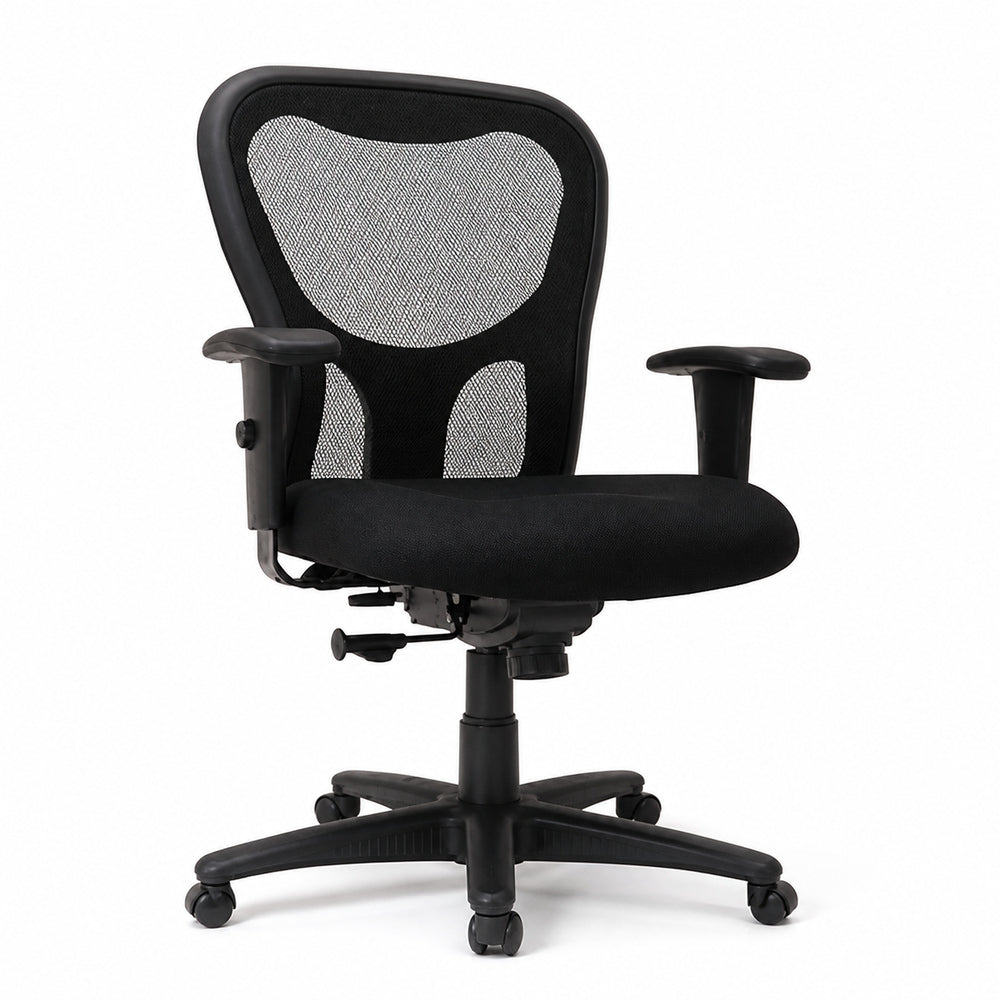 Silla de Oficina Ejecutiva Ejecutivo Respaldo Alto - VERSA ALTUS FREEDOM - Estructura Aluminio - Asiento Tapizado en Tela Pu 60kg/m3 Retardante