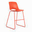 Banco Comercial Alto - VERSA ALTUS PITCH - Estructura Aluminio - H80 W58 L62 cm - Asiento y Respaldo en Polipropileno