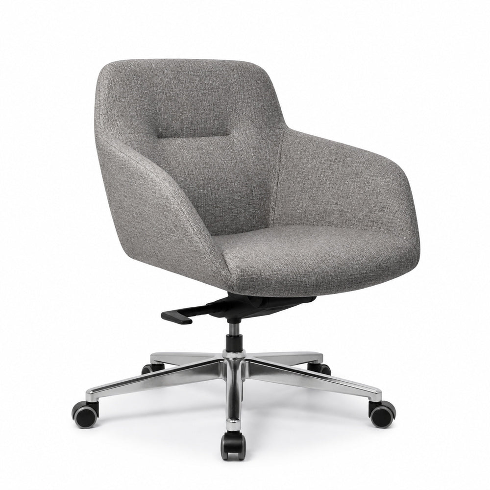Silla de Oficina Ejecutiva Ejecutivo - VERSA ALTUS KENT - Estructura Aluminio - Asiento/respaldo con Espuma Pu Tapizado