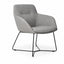 Silla de Oficina de Visita - VERSA ALTUS KENT - Estructura Aluminio - Base Trineo Acero Pintado Negro