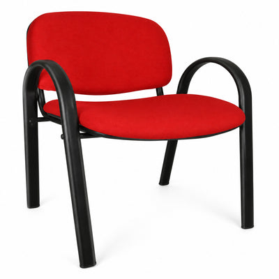 Silla de Oficina Industrial Visita Uso Rudo con Brazos VERSA ALTUS, vista de producto sobre fondo blanco