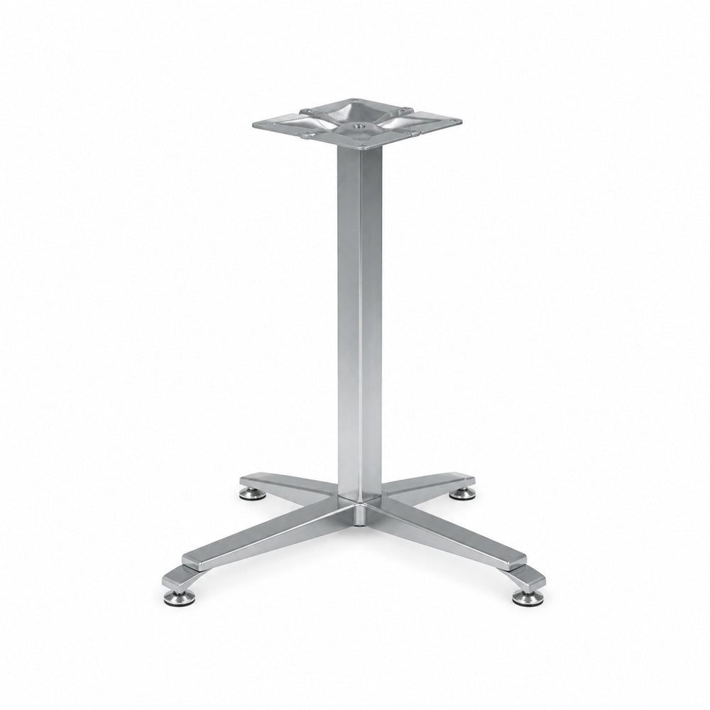 Base pedestal Versa Style Ibiza AL-IB100 en forma de cruz de acero con regatones niveladores