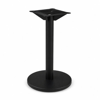 Base pedestal Versa Style Rioja AL-RJ100 de plato de acero negro base diámetro 500 mm