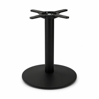 Base pedestal Versa Style Verona AL-VR100 de plato grande en acero negro base diámetro 600 mm