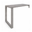 Escritorio de Oficina Fondo 75cm con 2 Patas para Montar - VERSA AXIO - Estructura Blanco/gris - 180×75×75