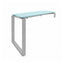 Escritorio de Oficina Fondo 75cm con 2 Patas para Montar - VERSA AXIO - Estructura Blanco/gris - 200×75×75