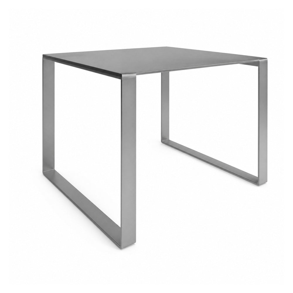 Escritorio de Oficina Bench para 2 Usuarios - VERSA AXIO - Estructura Blanco/gris - 160×124×75 - Riel Central en Aluminio