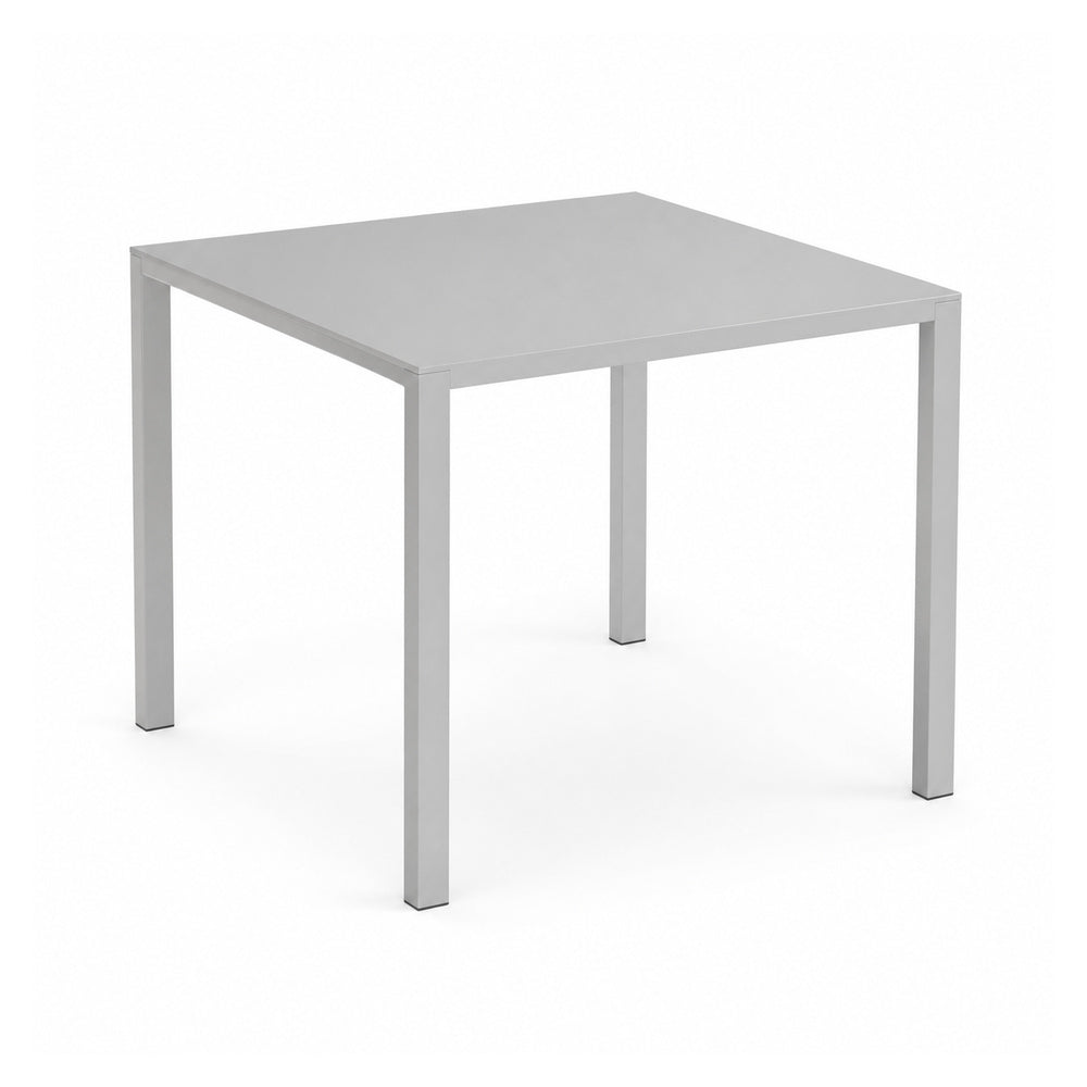 Mesa de Juntas para Oficina - VERSA AXIO - Estructura Blanco/gris - 120×120×75