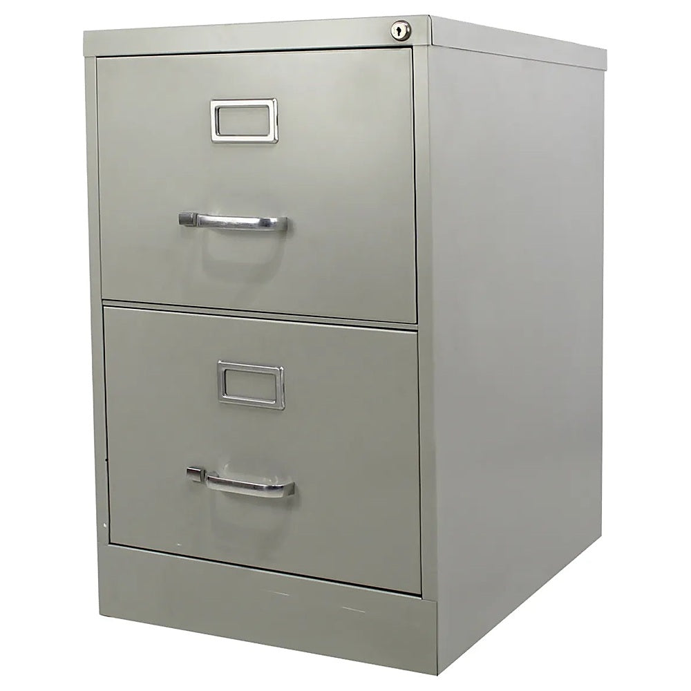 Archivero para Oficina Organizador - KINGSTRONG 14114 ARCH0300025 - 2 Gavetas - Gris - Metálico