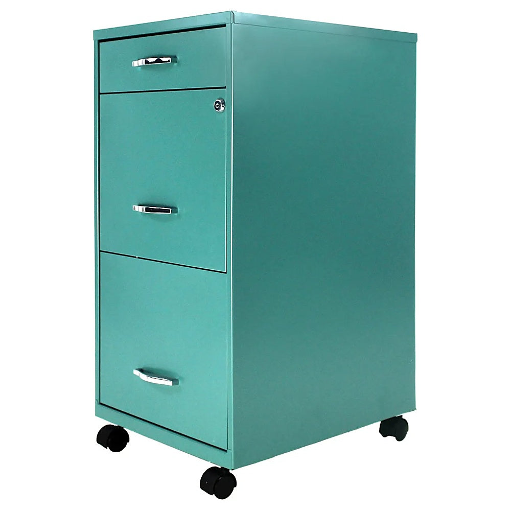 Archivero para Oficina Organizador - KINGSTRONG 2+1 24421 ARCH0303118 - Turquesa - Metálico