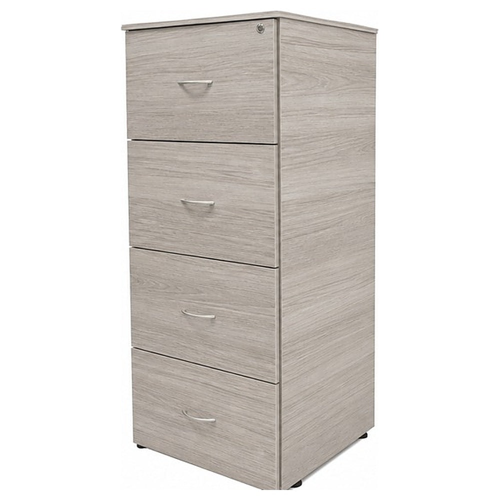 Archivero para Oficina Organizador - NOGAL BEAT ARCH0640017 - 4 Gavetas - Varios Colores - Melamina