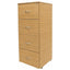 Archivero para Oficina Organizador - NOGAL BEAT ARCH0640017 - 4 Gavetas - Varios Colores - Melamina