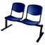 Banca para Sala de Espera - KINGSTRONG ISO NOVA BANC0420045 - 2 Plazas - Varios Colores - Estructura Metálica