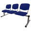 Banca para Sala de Espera - KINGSTRONG BANC0420049 - 3 Plazas - Varios Colores - Asiento y Respaldo Tapizados