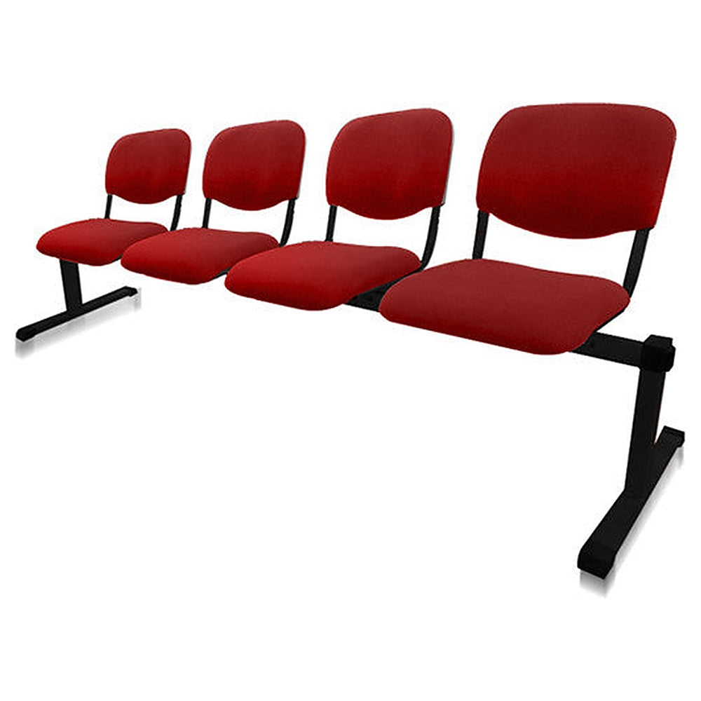 Banca para Sala de Espera - KINGSTRONG BANC0420052 - 4 Plazas - Varios Colores - Asiento y Respaldo Tapizados