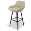 Banco Alto Restaurantero para Bar y Cafetería - KINGSTRONG AARAU BANC0903620 - Varios Colores - Asiento y Respaldo Tapizados