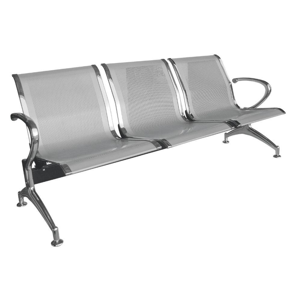 BANCA GERSA E-49300-OU | Banca para Sala de Espera | 3 Plazas | Lamina Troquelada | Estructura Aluminio y Metal | Interior Sobre Inventario

Producto único