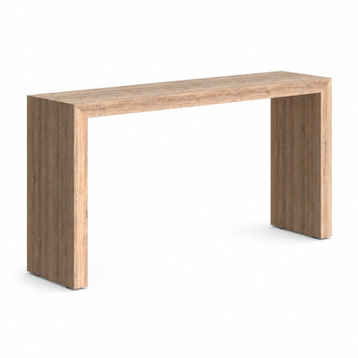 Mesa de Apoyo para Oficina Tipo Grapa VERSA CLAMP, 160 × 40 × 75 cm, cubierta y patas en laminado plastico de alta presion, vista de tres cuartos sobre fondo blanco