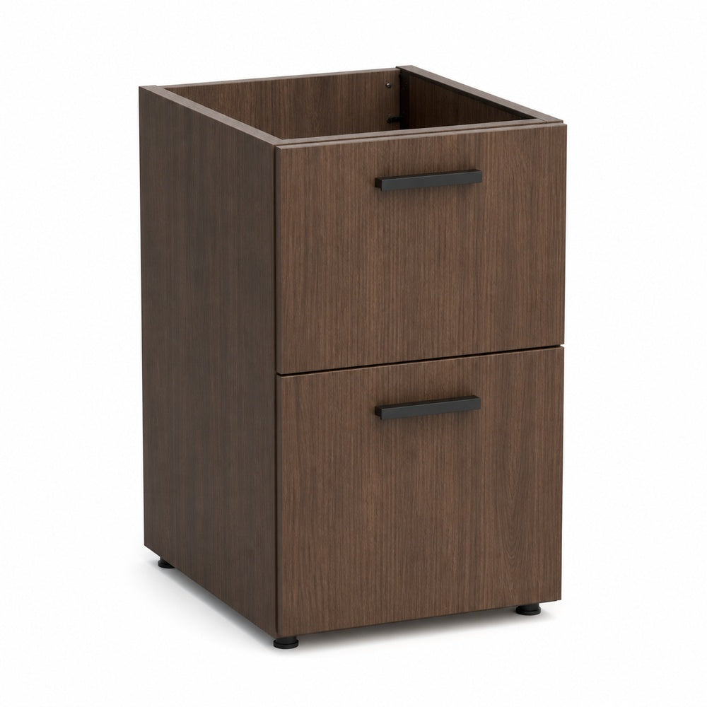 Archivero pedestal en melamina Grupo Versa Complementos con 2 gavetas, 40x50x72