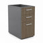 Archivero pedestal metalico Grupo Versa Complementos con 2 cajones y 1 gaveta, frentes melamina/LPAP, fondo 49.5 cm