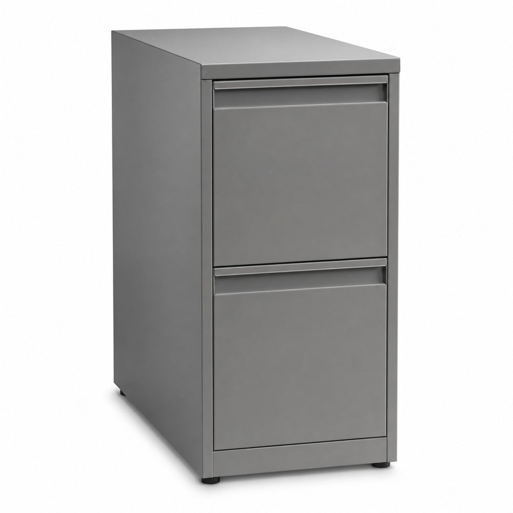 Archivero pedestal metalico Grupo Versa Complementos con 2 gavetas de archivo, cuerpo metalico, frente x altura 37.2x71