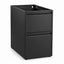 Archivero pedestal metalico Grupo Versa Complementos con 2 gavetas de archivo, cuerpo metalico, frente x altura 37.2x71, estructura negra