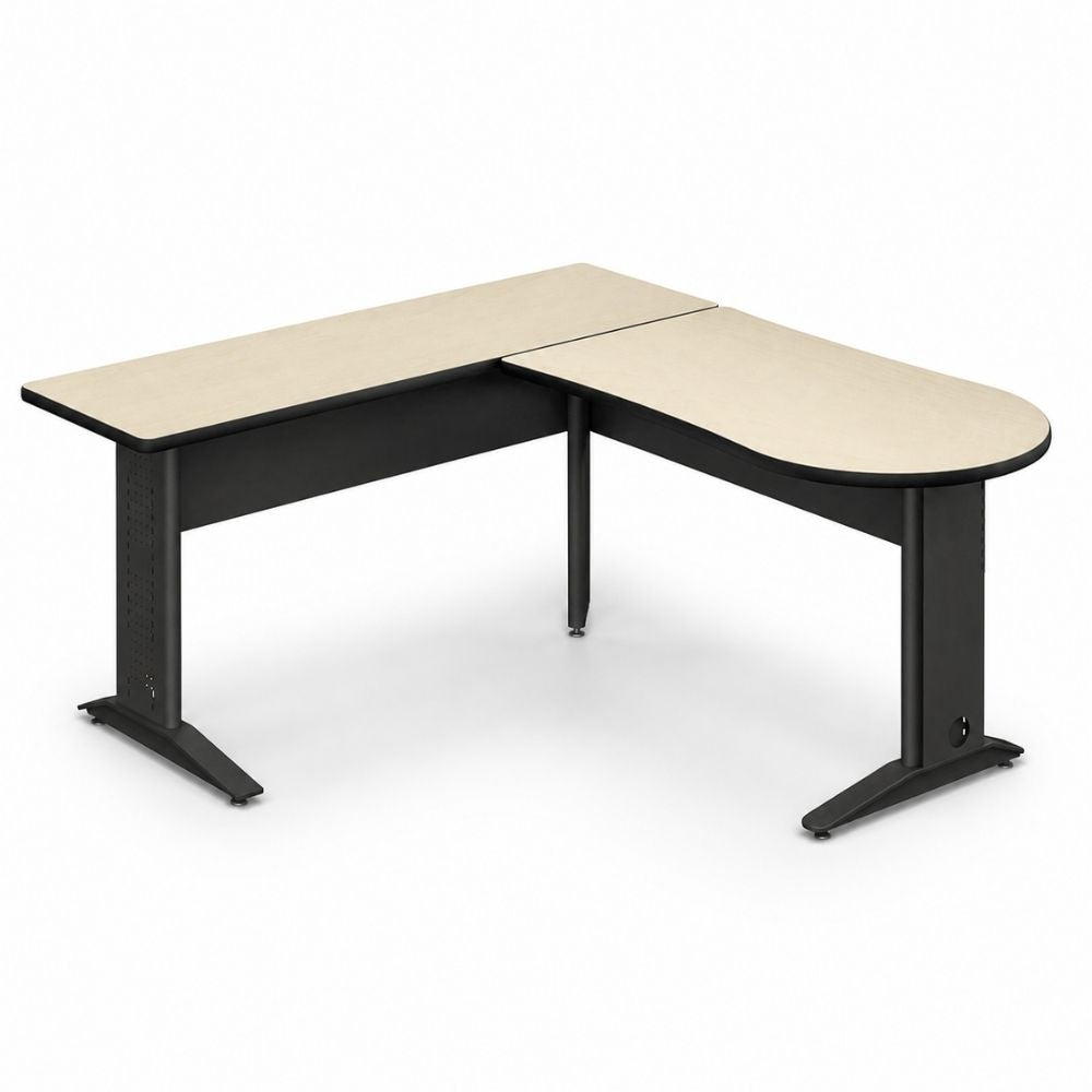 Conjunto Peninsular Analista de Oficina - GEBESA CYBER - Frente 170 cm
