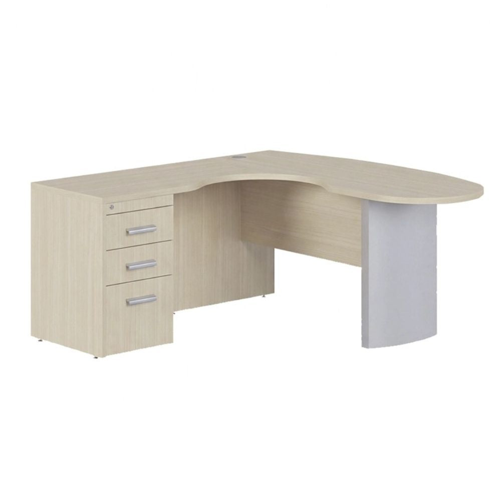 Conjunto Operativo para Área de Trabajo - GEBESA PRIME - Frente 160 cm - Izquierda