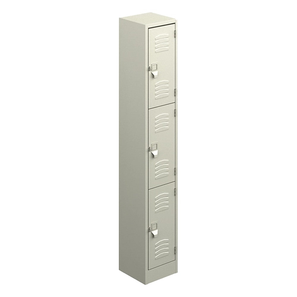 Locker Metálico para Vestidor - GEBESA ARCHIVO Y ALMACENAJE - Frente 30 cm - 3 Puertas Práctico