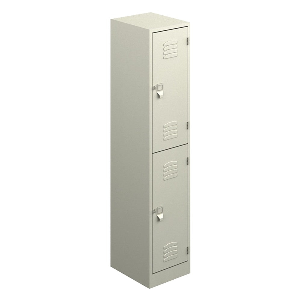 Locker Metálico para Planta Industrial - GEBESA ARCHIVO Y ALMACENAJE - Frente 38 cm - 2 Puertas Estándar