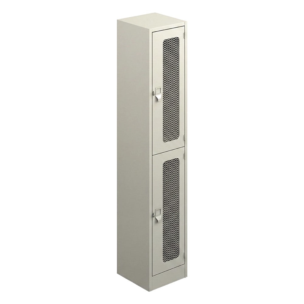 Locker Metálico para Vestidor - GEBESA ARCHIVO Y ALMACENAJE - Frente 36 cm - 2 Puertas con Malla 3B