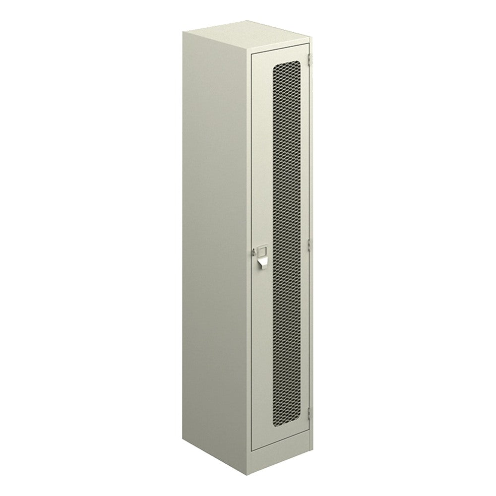 Locker Metálico para Planta Industrial - GEBESA ARCHIVO Y ALMACENAJE - Frente 38 cm - 1 Puerta con Malla Estándar