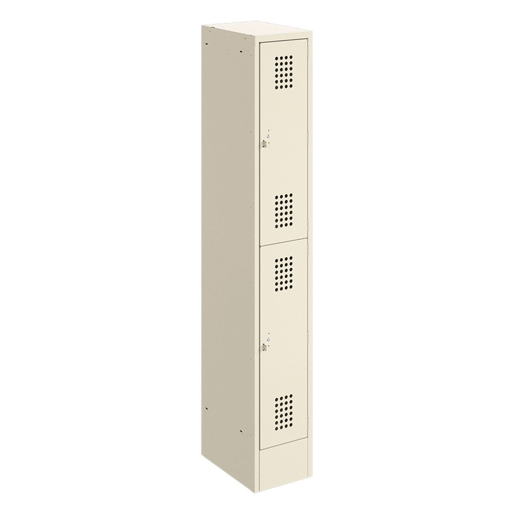 Locker Metálico para Área de Personal - GEBESA BRIK - Frente 30 cm - 2 Puertas - Fondo 45 cm