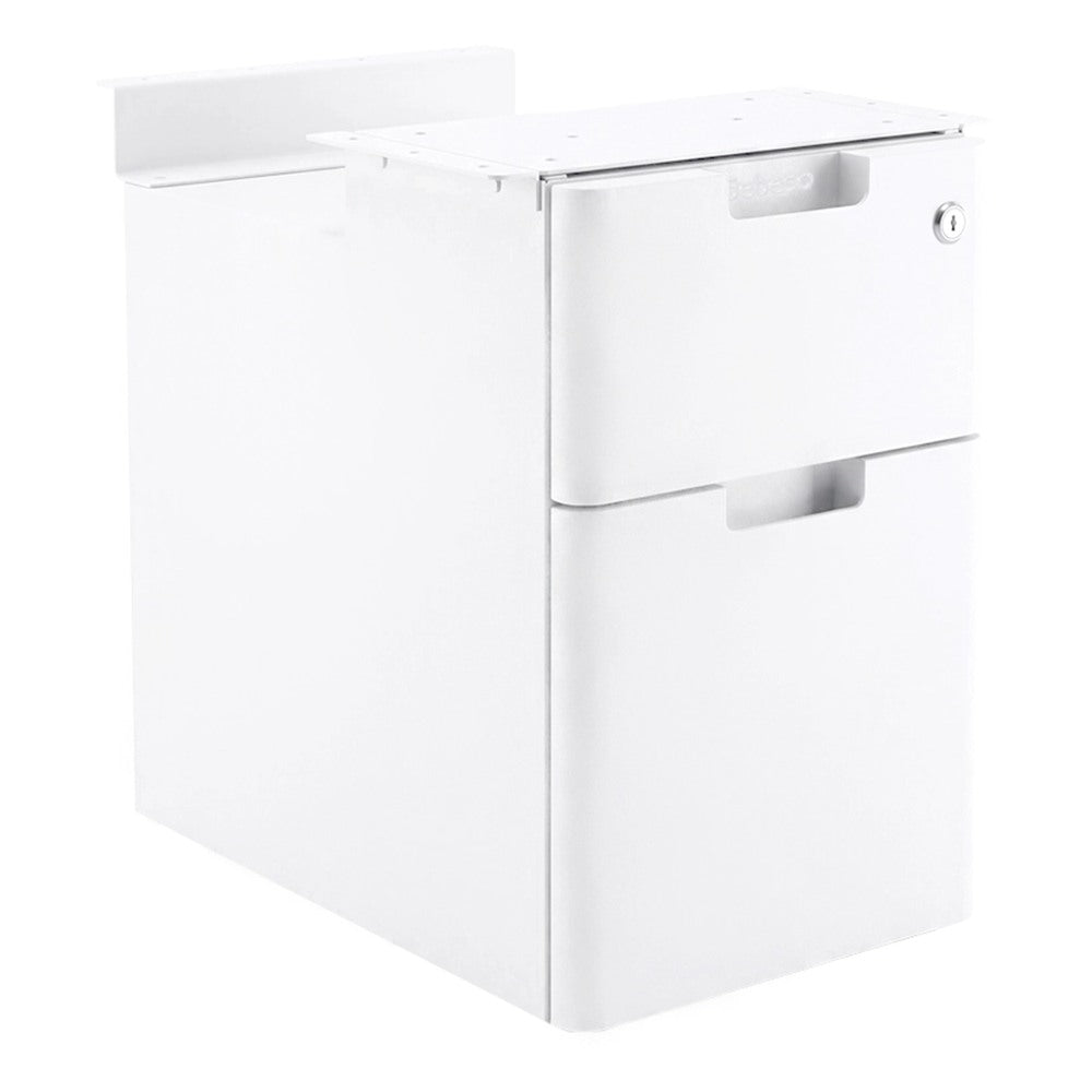 Pedestal Flotante para Escritorio - GEBESA ASCEND - Frente 30 cm - 2 Gavetas