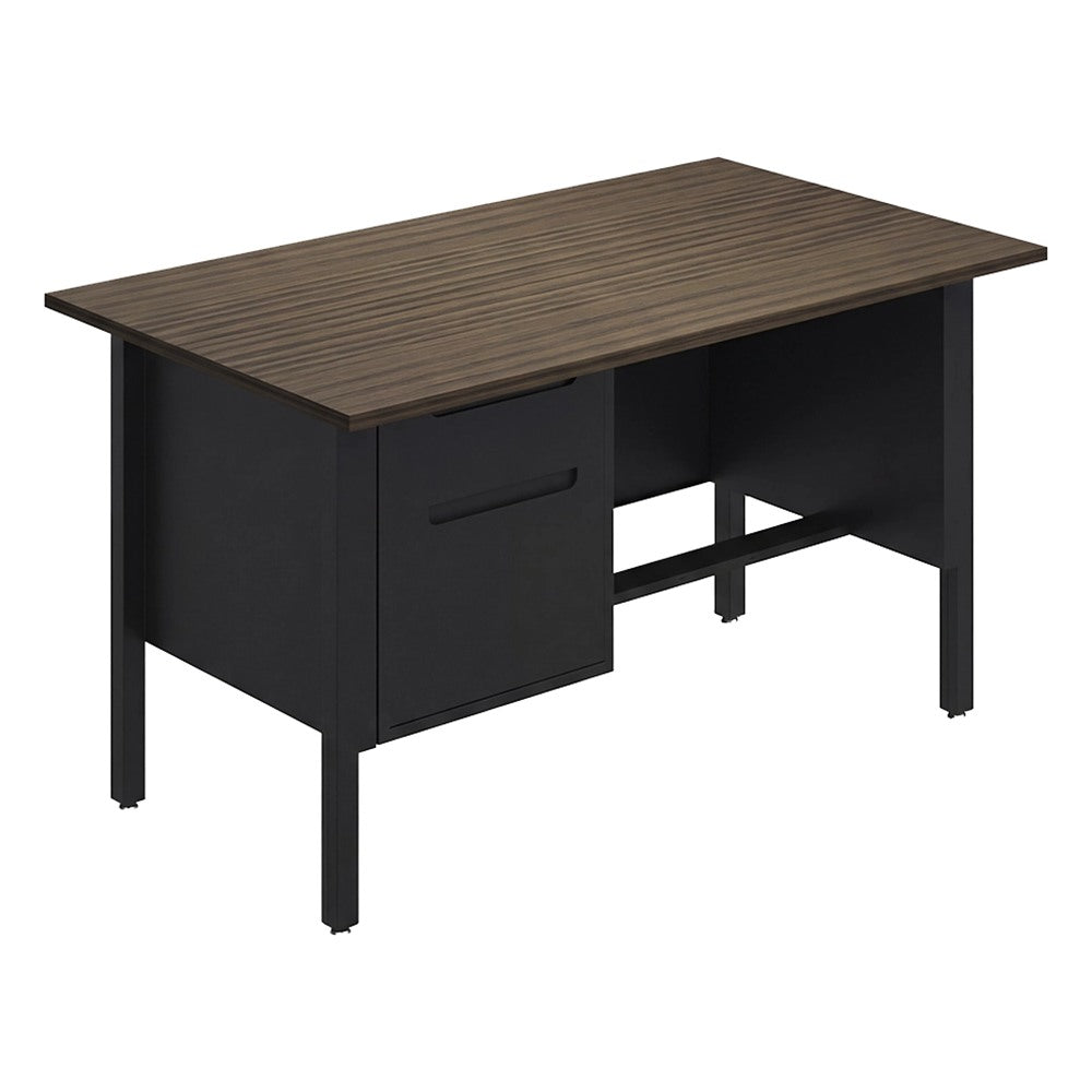 Escritorio 2 Gavetas para Oficina - GEBESA NOVA - Frente 120 cm - Mano Derecha