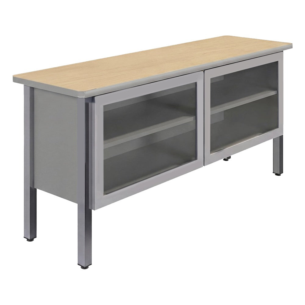 Credenza para Área Ejecutiva - GEBESA CONCORD - Frente 180 cm - Con Puertas de Vidrio