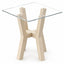 Mesa Esquinera para Sala de Espera Ejecutiva - GEBESA QUADRA - Natural - 60 x 60 cm