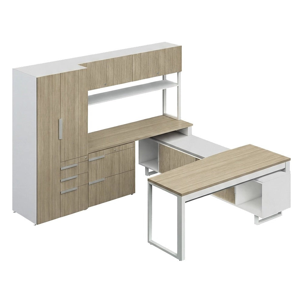Conjunto Presidente para Dirección - GEBESA G-CONNECT - Pata “O” - Frente 255 cm - Derecha