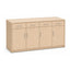 Credenza para Sala de Consejo - GEBESA MESAS CONFIGURABLES - 4 Puertas y 4 Cajones - Frente 180 cm - Baja Presión