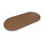 Cubierta Ovalada para Mesa de Juntas - GEBESA MESAS CONFIGURABLES - Frente 300 cm - Fondo 120 cm - Chapa de Madera - Cubierta y Base de Aglomerado